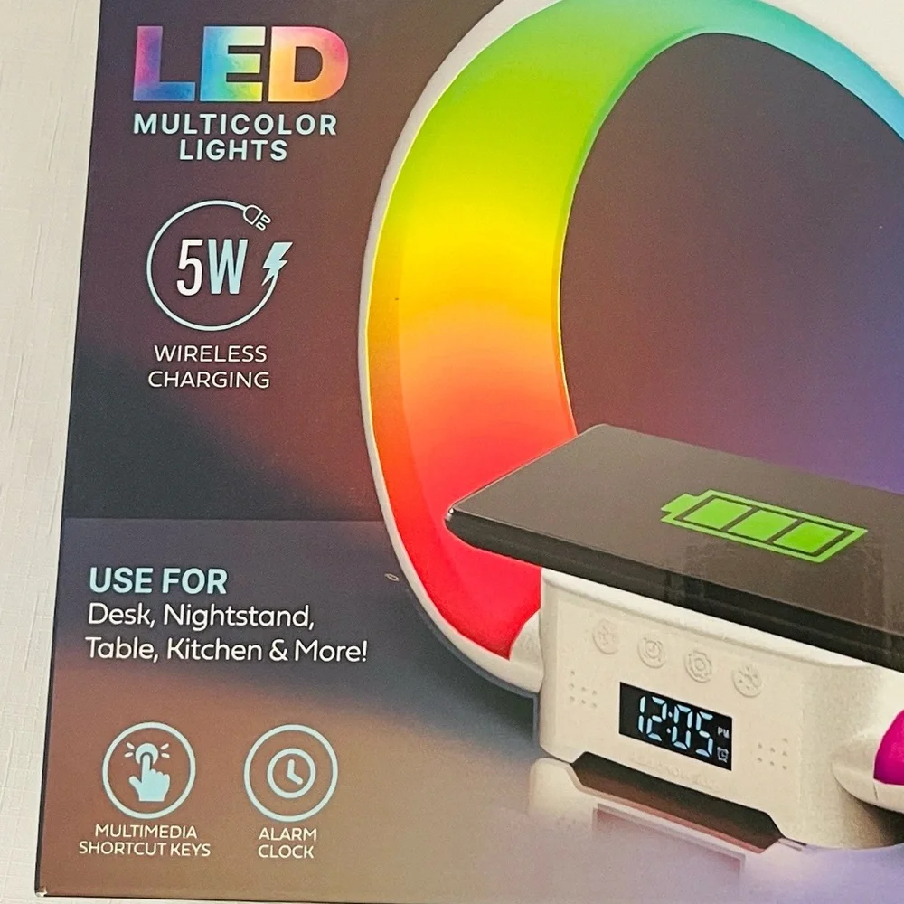 NIB~Bell + Howell / Speaker~Charging Lamp